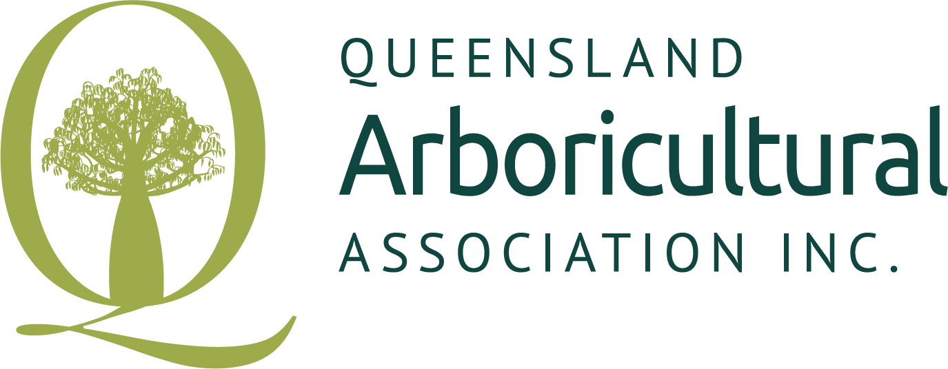 Logo of the Queensland Arboriculture Association, representing professional arborists in Queensland.